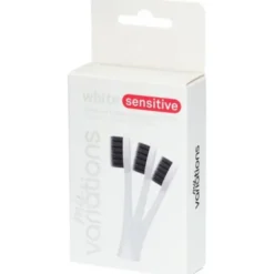 Testine Sensitive Bianco Spazzolino Sonico My Variations 3 Pezzi