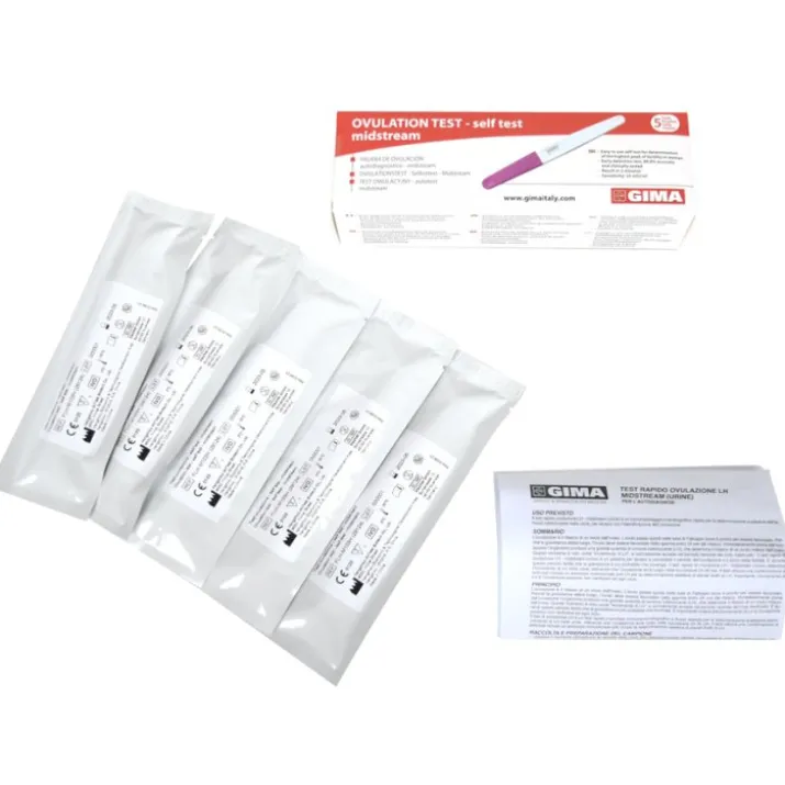 Test Ovulazione Self Test Midstream GIMA 5 Test
