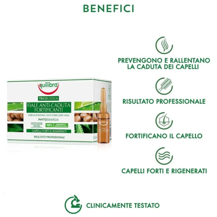 Tricologica Fiale Anti-Caduta Fortificanti Equilibra 10 Fiale