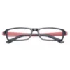 Twins Optical Silver Occhiali Da Vista Colore Nero E Rosso Diottrie +1,50