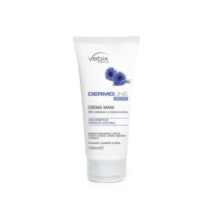 Vebix Dermoline Crema Mani Fiordaliso Vebi 100ml