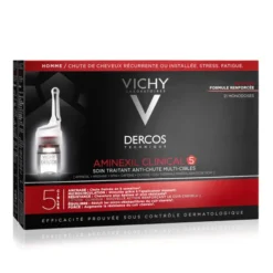 Vichy Dercos Aminexil Intensive 5 - trattamento anticaduta per uomo 21 fiale 21 x 6 ml