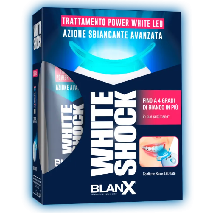 White Shock Azione Sbiancante Avanzata BlanX 30ml + Bite