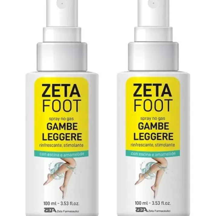Zeta Foot Abbinata Spray Gambe Leggere 2x100ml