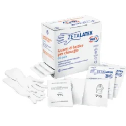 Zetalatex Guanti Chirurgici Sterili Farmac-Zabban Misura 8,5